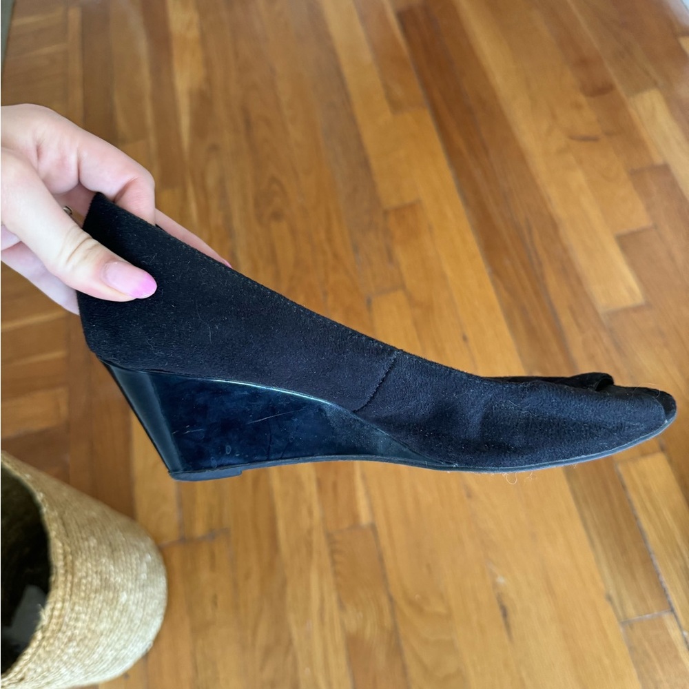 Comfort Plus by Predictions Black Wedges